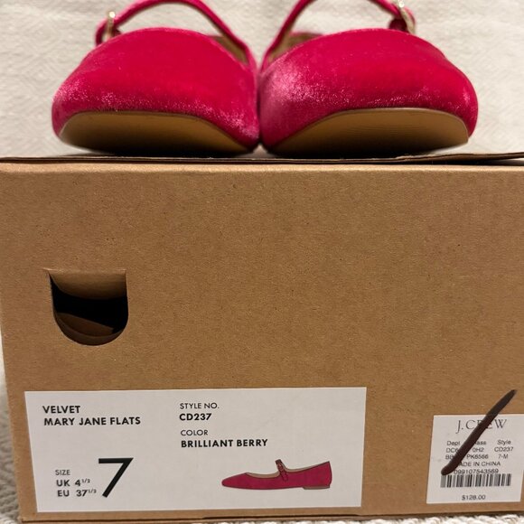 Velvet Mary Jane Flats *Brand New* - Picture 8 of 8